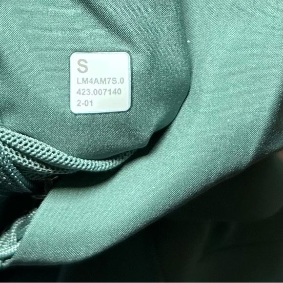 Lululemon Men’s Waterproof Full-Zip Rain Jacket-Medium Forest Green/Small - Picture 11 of 15